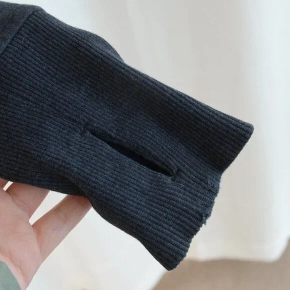 Lululemon Scuba Hoodie Classic Cotton Fleece In Heathered Naval Blue Sz 6 - Picture 9 of 10